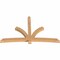 Ekena Millwork Davenport Timber Gable Bracket, Western Red Cedar, 108"W x 68"H x 5 1/2"D x 5 1/2"F, 15/12 Pitch GBW108X68X0606DAV00SWR - alternate 2
